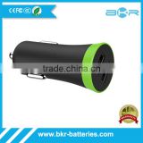 Mini dual usb car charger for smartphone