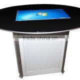 21.5inch Capacitive Touch Screen Touch Table for Windows and Android OS ,the Whole Top of Table is Tempered Glass