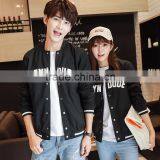 2016 New Fashion Young Men and Women Couples Outfit Korea Style Print Coat Outware Jackets OEM thumbnail-4