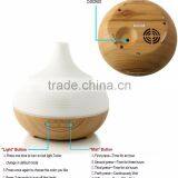 Changing Colored LED Lights Waterless Auto Shut-off Adjustable Mist Wooden Aroma Diffuser Bottle thumbnail-6