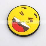 Top Selling Silicon Smilling Emoji Round Magnetic Brooch for Party Girl's Kid's Brooch Pin Supplier's Choice thumbnail-3