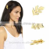 Gold leaf Charm hair Accessories Hair Pins