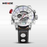 2016 Best Selling Products Weide WH3401 Quartz Analog Digital Watches With Genuine Leather Watches Men thumbnail-4