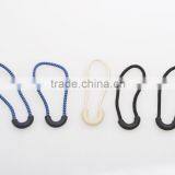 Nylon Puller Cord, Sportswear Plastic Zipper Puller With Logo With Cord thumbnail-2