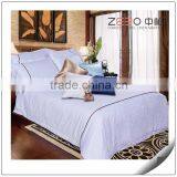 NANTONG MANUFACTURE HOTEL SATIN STITCH 100COTTON WHITE DUVET COVER thumbnail-2