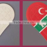 Sublimation Jigsaw Puzzle heart shaped 27 pieces - with frame