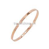 Memories Bangles With Customize Design Word 'I CAN AND I WILL' With 4mm/7mm Width thumbnail-2