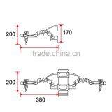 D033 Outdoor Post Light Cast Aluminum Lamp Arm thumbnail-2