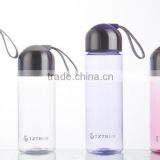 BPA Free space plastic drinking water bottle like glass