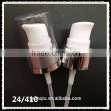 24/410 Silver Aluminum Treatment Pump , Hand Luxury Cream Pumps for Bottle thumbnail-4