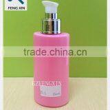 Plastic Bottle Manufacturer PET Plastic Bottle With Silver Lotion Pump for Cream Oil