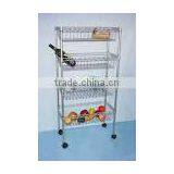 Retail Store Fixture Metal Shelving Rack