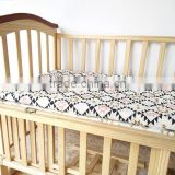 embroidery baby with print 100% cotton bedding set