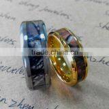 fashion jewlery 2015 Canada Camo Inlay Titanium Rings ,Titanium Engagement Ring For Girls