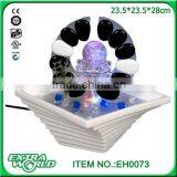 Indoor Tabletop Glass & Ceramic Water Feature Fountain thumbnail-6