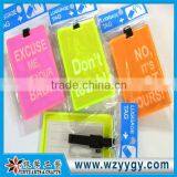 PVC Fluorescent Film Luggage Tag for Promotional Gifts thumbnail-1