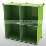 DIY storage cabinet cube Green MDF