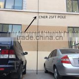 25 feet Carbon fiber telescopic tube for window cleaning poles