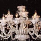 White Glass Home Decoration Chandeliers thumbnail-4