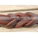 High Quality Dog Leather Collar Large Big Dogs First Class Leather Leashes Collier Chien Wholesale Pet Products Collars for Dogs thumbnail-3