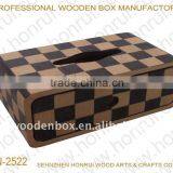 MDF Tissue Box With Wood Veneer thumbnail-1