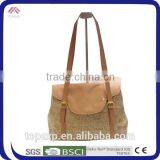 Summer Beach Bag Straw Bag Stripe Paper Straw Bag thumbnail-1