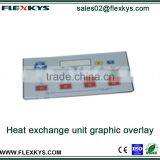 Heat Exchange Unit Numeric Keypad Graphic Overlays