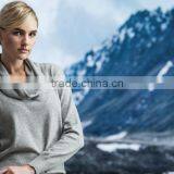 2014 New Fashion Women Knitting Pure Cashmere Big Round Neck Pullover thumbnail-4