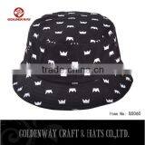 Cheap Men Black Bucket Hat and Cap thumbnail-1