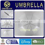 Wholesale High Quality Fancy Design 3D White Poe Umbrella