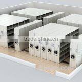 Mobile Steel Library Bookshelf Adjustable Steel Compact Shelving Storage Rack Shelves High Density Manua Mass Shelf thumbnail-5