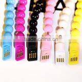 BALL BRACELET Design Updated Mobile Usb Data Cable Bracelet Usb Charging Cable CHARGING CABLE SYNC CABLE FOR IOS FOR ANDROID thumbnail-4