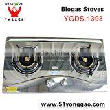 Installation portable stainless steel Biogas Stoves