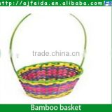 FD7018 2015 popular design natural Square Bamboo Basket Weaving for packaging