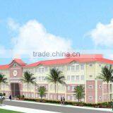 China Prefab Houses Sandwich Panel Workshop Steel Building for School in Haiti thumbnail-1