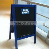 Wooden a Frame Folding Floor Stand Chalkboard thumbnail-3