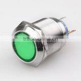LAS1-22F-11 22mm Flat Shape Plastic Head Stainless Steel Solder Terminal Push Button Switch thumbnail-4