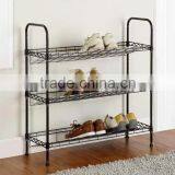 Living Room 3 Tiers Wire Shoes Storage and Shoe Rack thumbnail-1