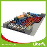 Indoor Large Trampoline Park With Basketball thumbnail-2