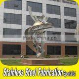 Abstract Sculpture Stainless Steel Sculpture Stand Sculpture thumbnail-5