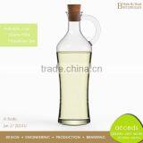 Lead Free Hand Blown Glass Oil & Vinegar Bottle thumbnail-2