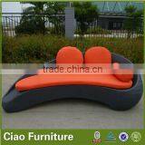 Beach Lounge Chair Garden Rattan Sun Lounger thumbnail-1