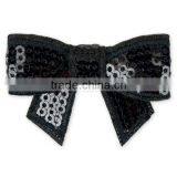 4.5 CM Turquoise Sequins Hair Bows Hairgrips thumbnail-2