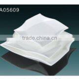 2014 Hot Sale White Ceramic Square Deep Plate thumbnail-1