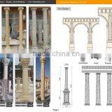 Decoration Roman Pillar Twist Marble Column thumbnail-2