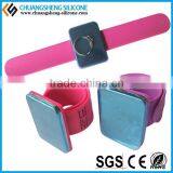 Square Magnet,clear,cool,wide Silicone Decorative Bracelet thumbnail-2