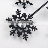 Home Decoration Metal Wall Digital Clock Snow Flower thumbnail-4