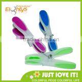 Packed Into Plastic Basket Multifunctional Plastic Soft Grip Clothes Peg thumbnail-1