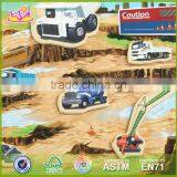 Wholesale Baby Magnetic Shapes Toy Construction 28 Pieces Wooden Magnetic Shapes Toy Kids Magnetic Shapes Toy W14J005 thumbnail-3