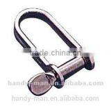 Stainless Steel 304 D Shaped Flat Shackle thumbnail-3